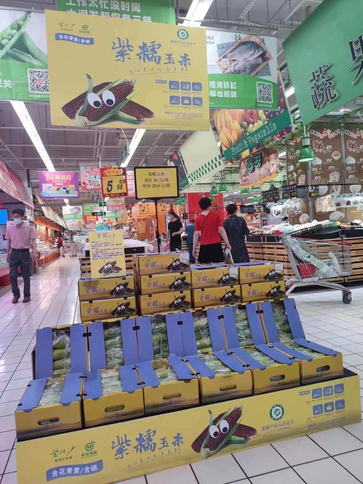 2023.7.17富硒紫糯玉米進駐江浙滬多家大潤發超市(3).jpg